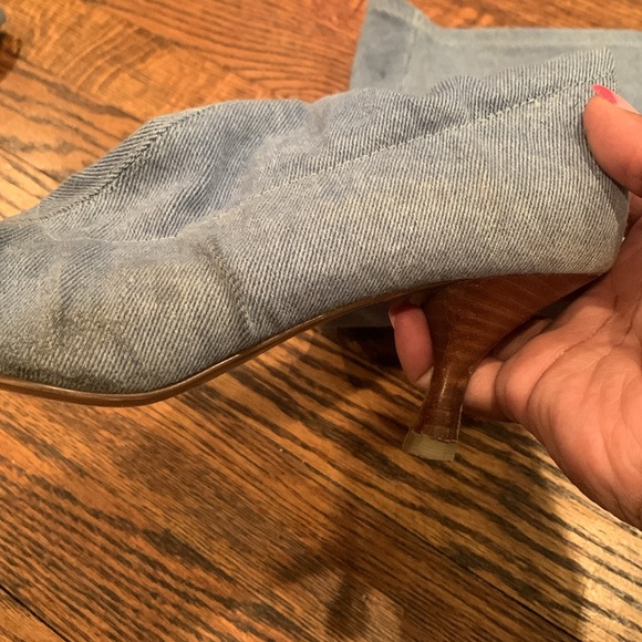 Ladies Lord & Taylor Boots (Denim material) - Picture 2 of 8